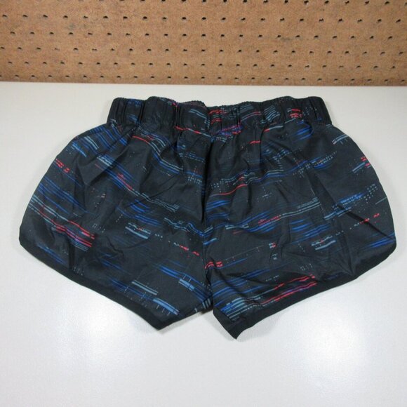 adidas womens black blue gray red lines Energy Climalite running shorts XS - Picture 5 of 5